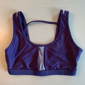 Fabletics purple sports bra